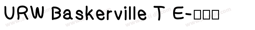 URW Baskerville T E字体转换